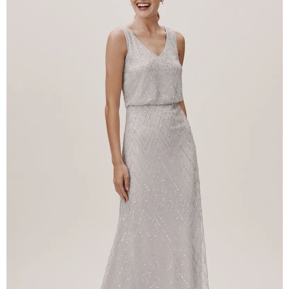 BHLDN Blaise Sequin Beaded Gown - Picture 1 of 6